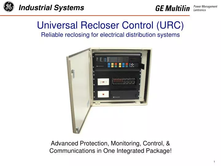 universal recloser control urc reliable reclosing for electrical distribution systems