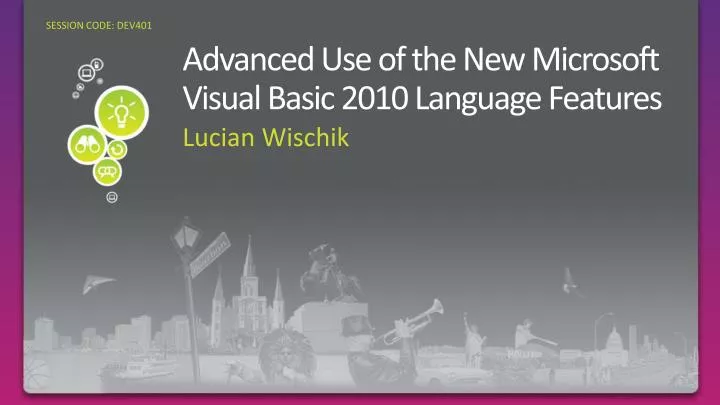 advanced use of the new microsoft visual basic 2010 language features