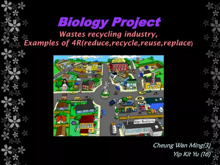 biology project wastes recycling industry examples of 4r reduce recycle reuse replace