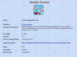 Bubble Crusher For Android