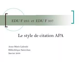 edu f 235 et edu f 337