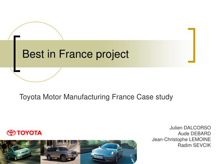 best in france project