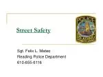 Street Safety - slide 1