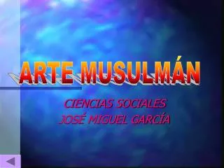 CIENCIAS SOCIALES JOSÉ MIGUEL GARCÍA