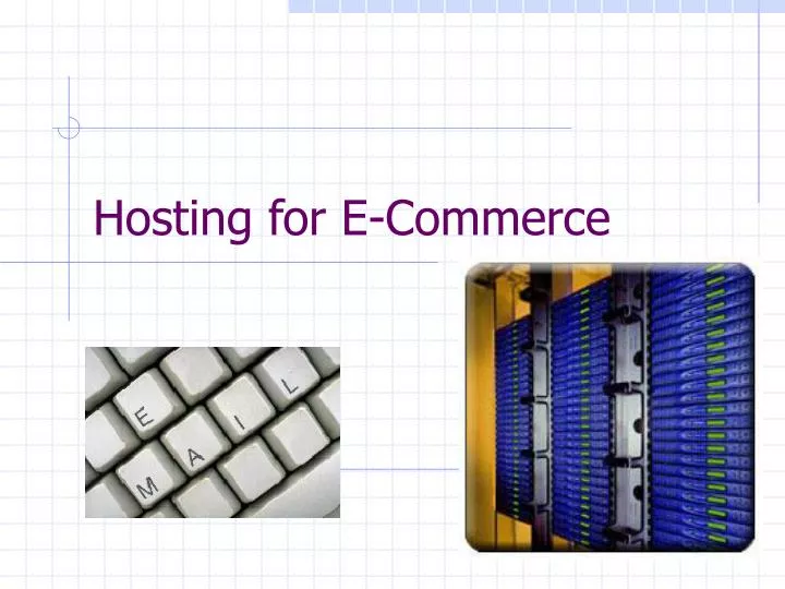 hosting for e commerce