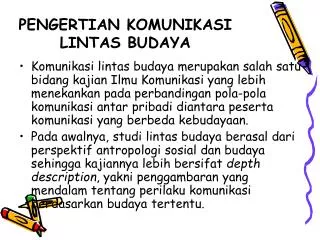 pengertian komunikasi lintas budaya