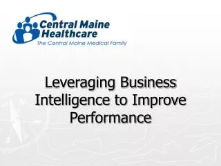Leveraging Business Intelligence to Improve Performance