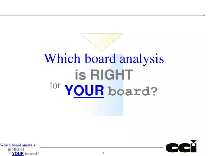 which board analysis is right for y our board