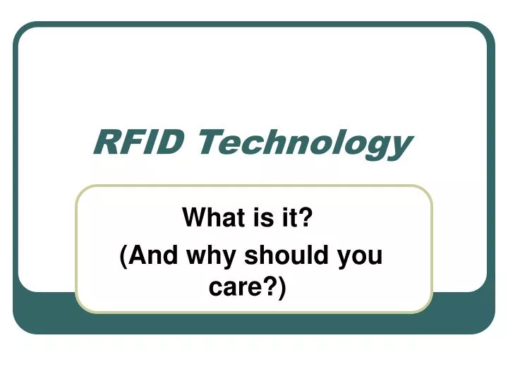 rfid technology