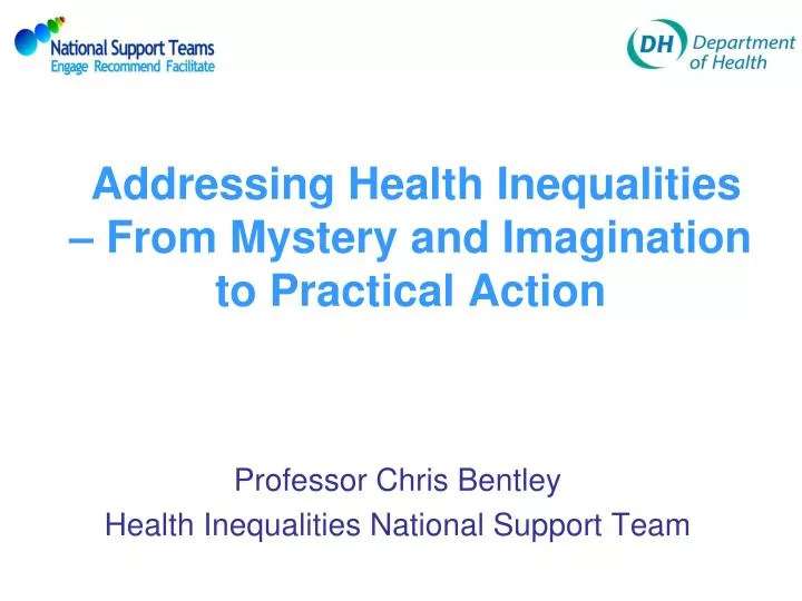 addressing health inequalities from mystery and imagination to practical action