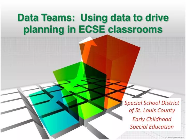 data teams using data to drive planning in ecse classrooms