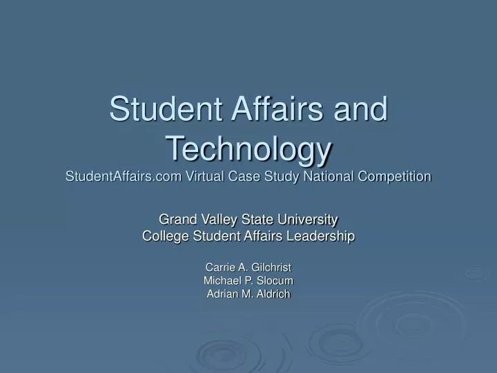 student affairs and technology studentaffairs com virtual case study national competition