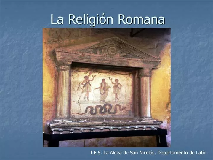 la religi n romana