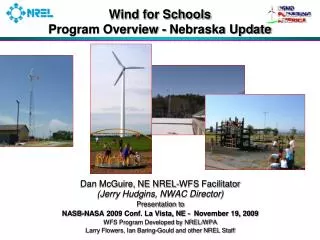 Wind for Schools Program Overview - Nebraska Update