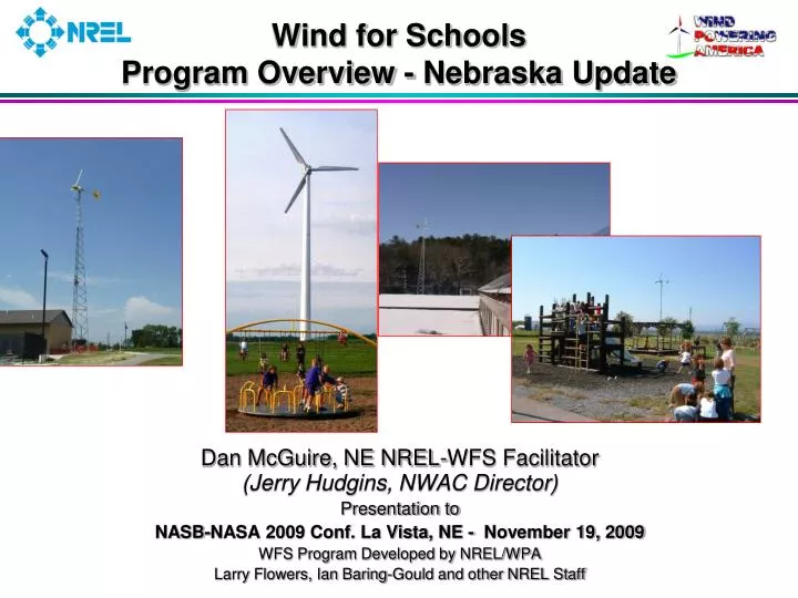 wind for schools program overview nebraska update