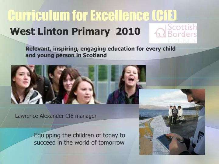 curriculum for excellence cfe