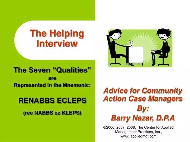 the helping interview