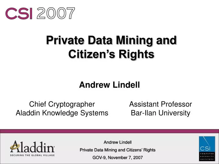 private data mining and citizen s rights