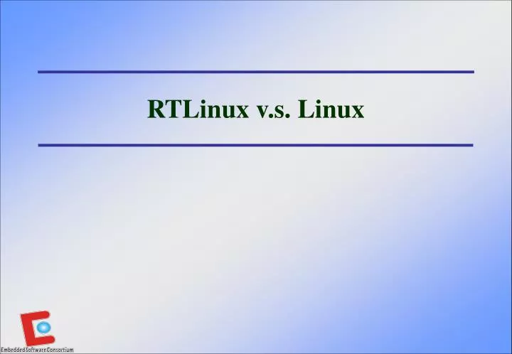 rtlinux v s linux