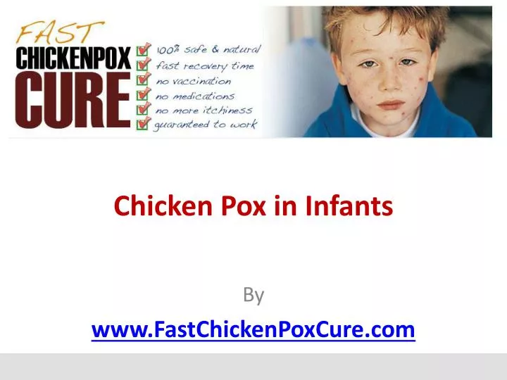 chicken pox in infants