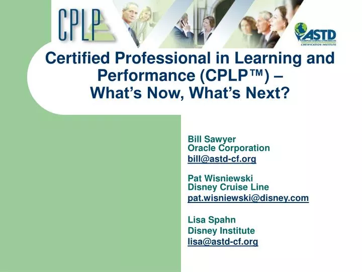certified professional in learning and performance cplp what s now what s next
