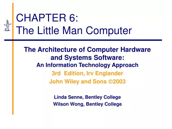 chapter 6 the little man computer