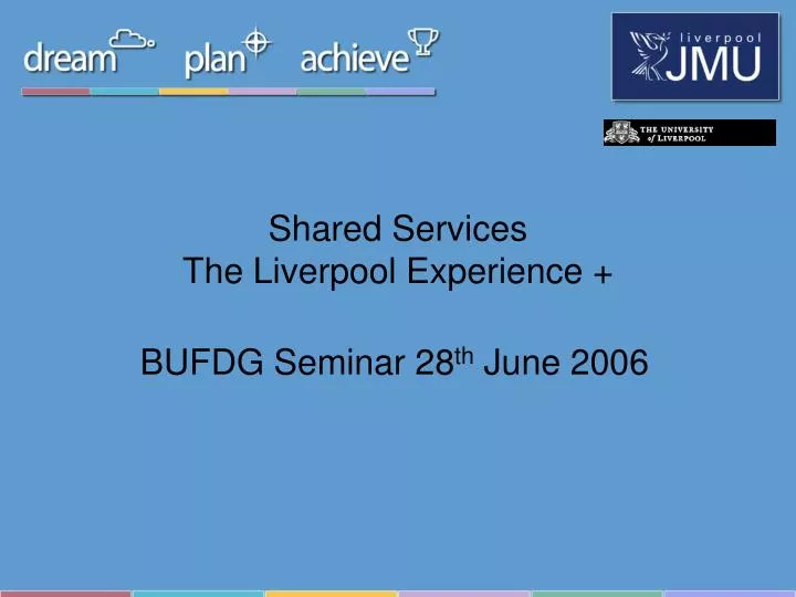 shared services the liverpool experience