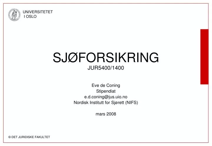 sj forsikring jur5400 1400