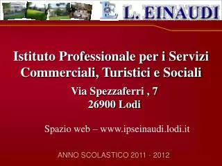 Istituto Professionale per i Servizi Commerciali, Turistici e Sociali