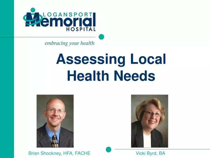 assessing local health needs