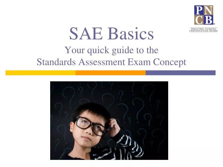 sae basics your quick guide to the standards assessment exam concept