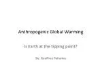 Anthropogenic Global Warming - slide 1