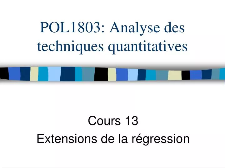 pol1803 analyse des techniques quantitatives