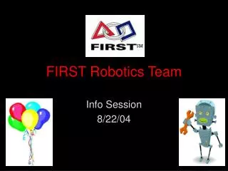 FIRST Robotics Team