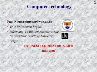 Computer technology