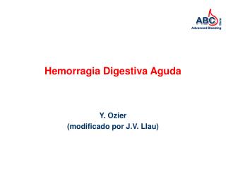 hemorragia digestiva aguda