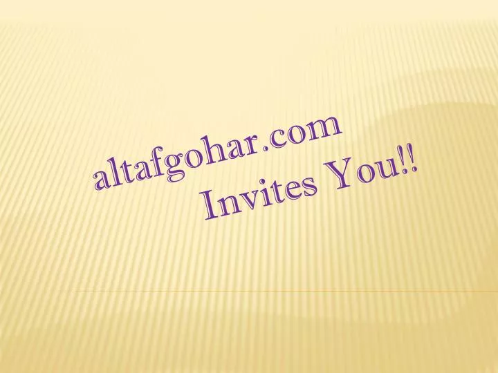 altafgohar com invites you
