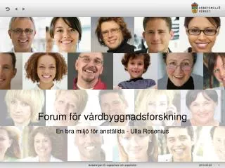 Forum för vårdbyggnadsforskning