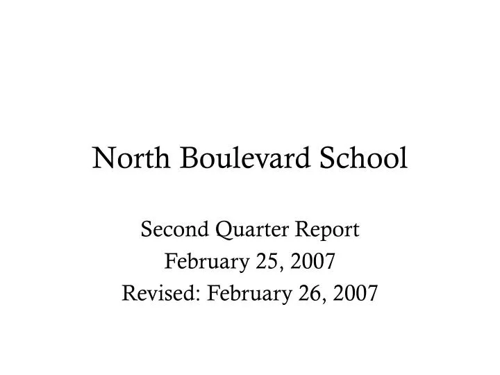 north boulevard school