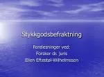 Stykkgodsbefraktning - slide 1