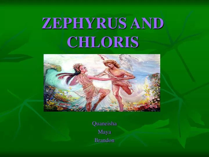 zephyrus and chloris