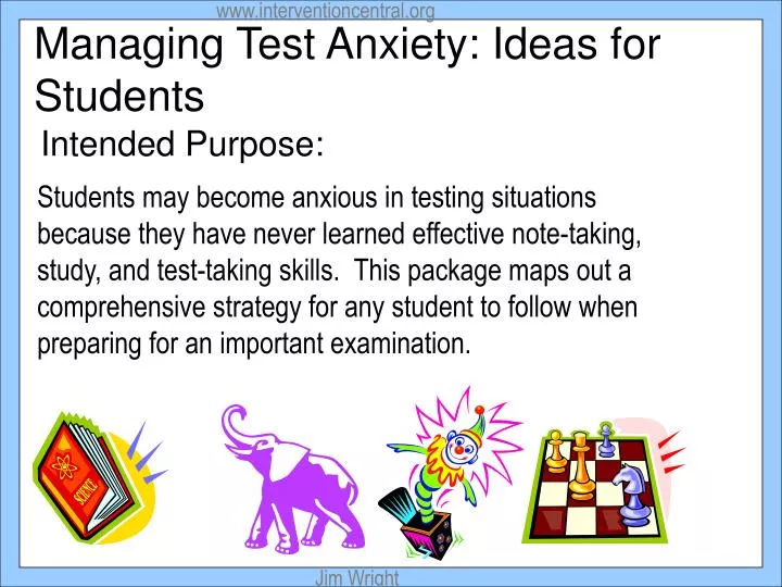 managing test anxiety ideas for students