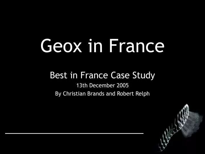 geox in france