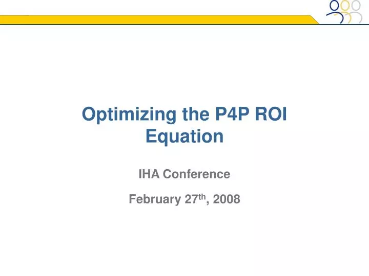 optimizing the p4p roi equation