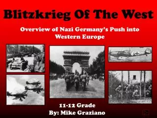 Blitzkrieg Of The West