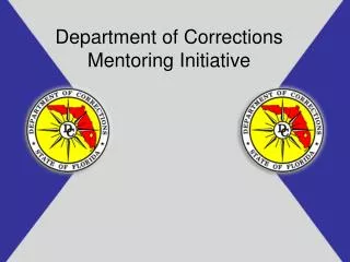 Department of Corrections Mentoring Initiative
