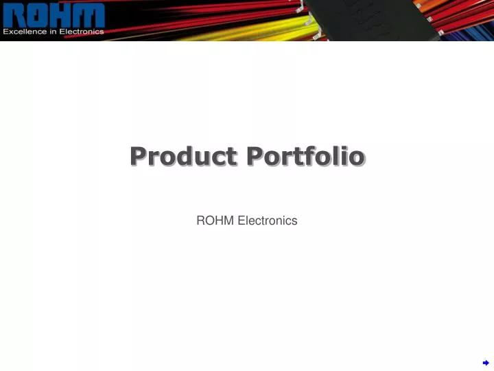 product portfolio