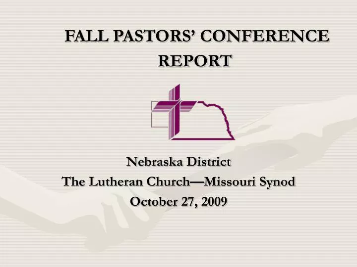 fall pastors conference report