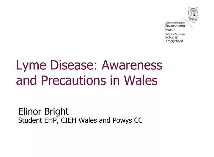 lyme disease awareness and precautions in wales
