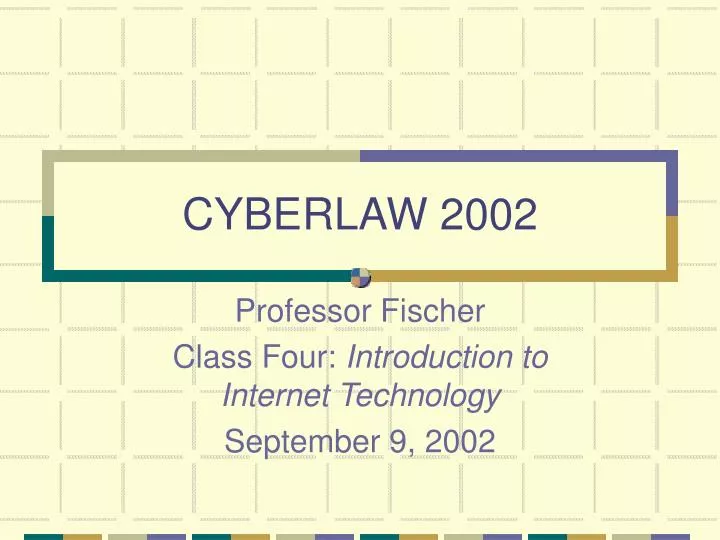 cyberlaw 2002